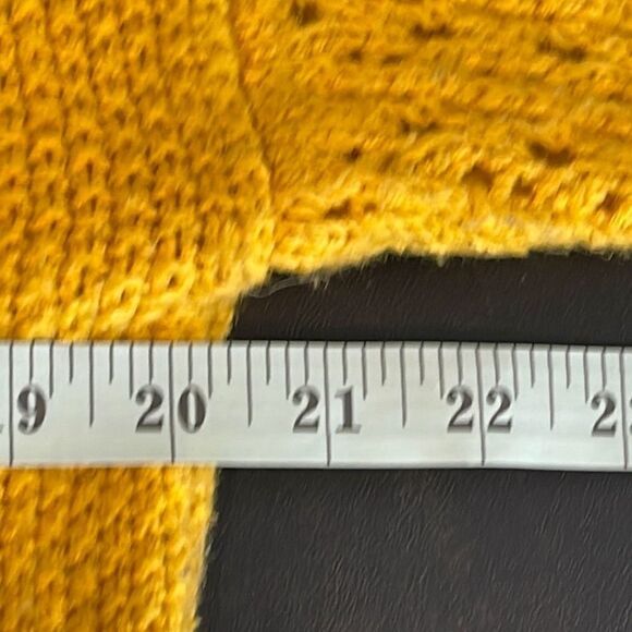 RD Style Womens Pullover Sweater Acrylic Blend Turtleneck‎ Knit Yellow Size XS - Picture 10 of 11